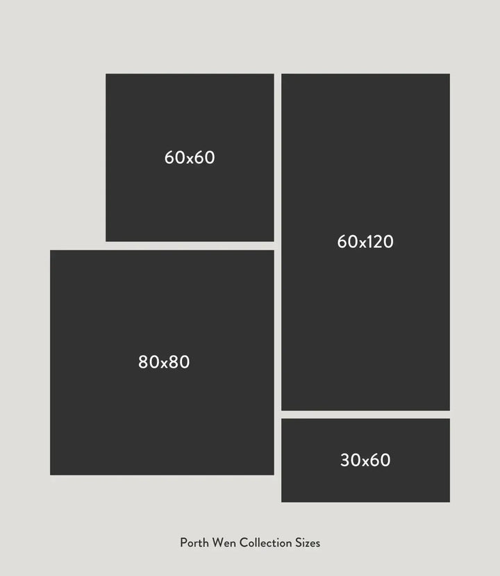 Curated Porth Wen White 80cm x 80cm