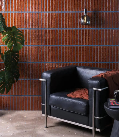 rapture crackle burnt orange 3 8cm x 23 5cm