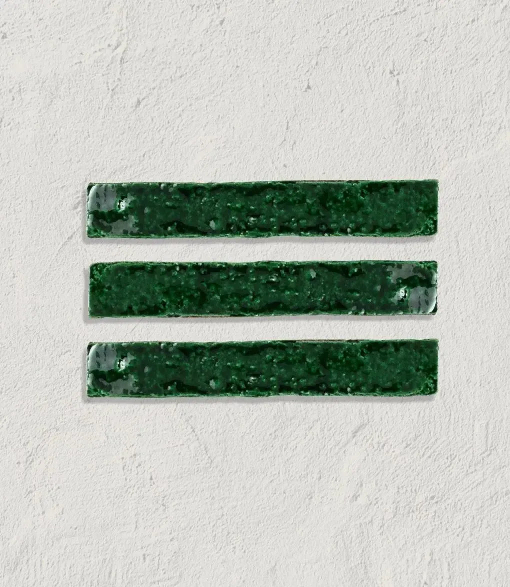 Rapture Crackle Emerald Green 3.8cm x 23.5cm