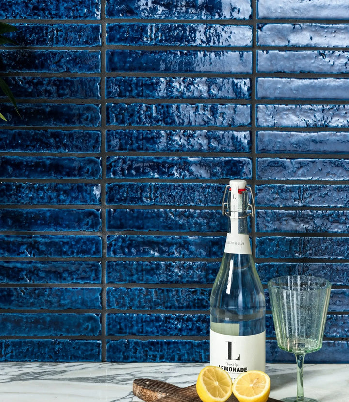 Rapture Crackle Indigo 3.8 x 23.5cm - Clearance