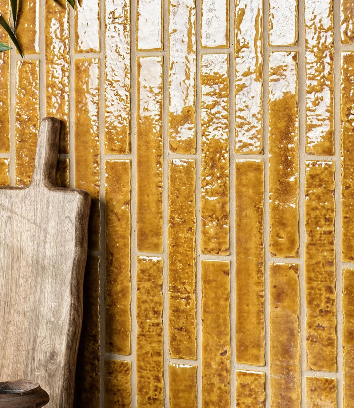 Rapture Crackle Mustard 3.8 x 23.5cm