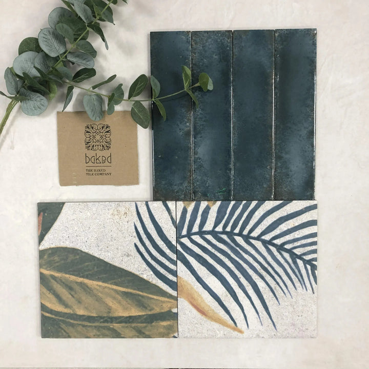 Reflections Teal 6cm x 24cm