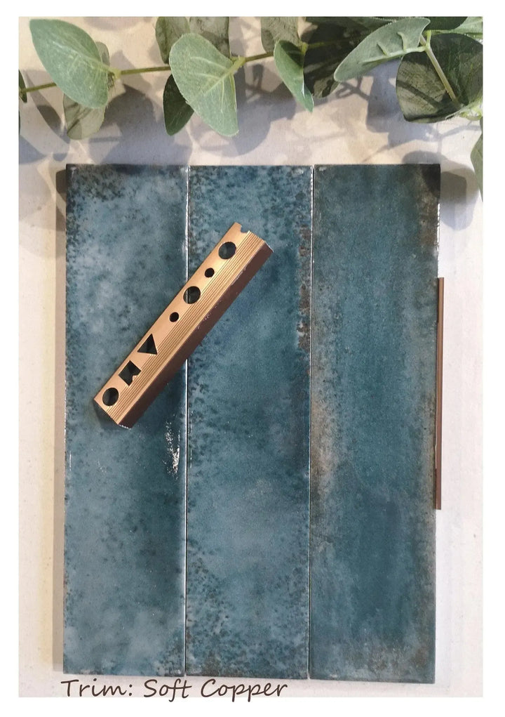 Reflections Teal 6cm x 24cm