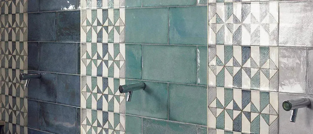 Reminiscent 15cm x 30cm Geometric - Clearance