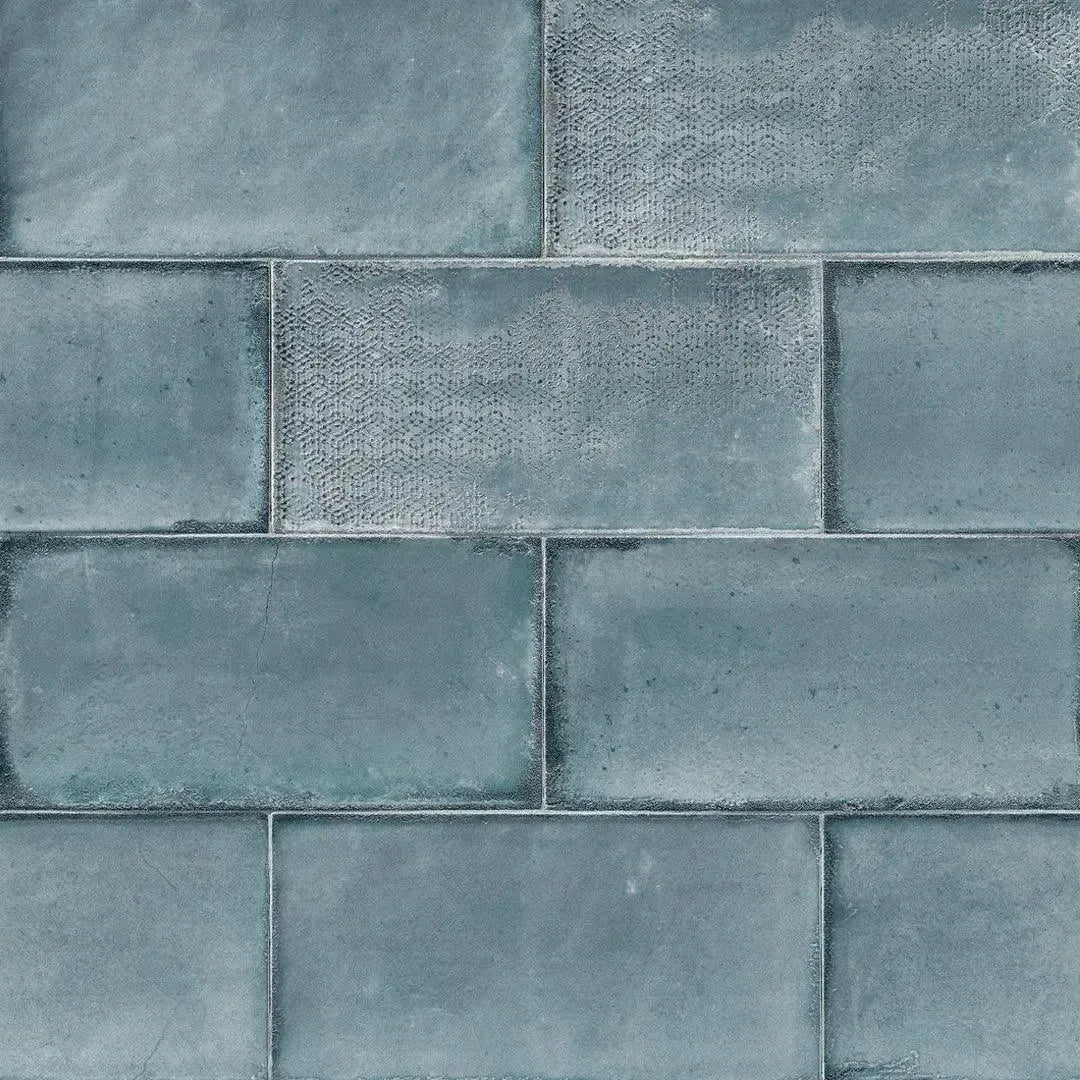 Reminiscent 15cm x 30cm Sea Green