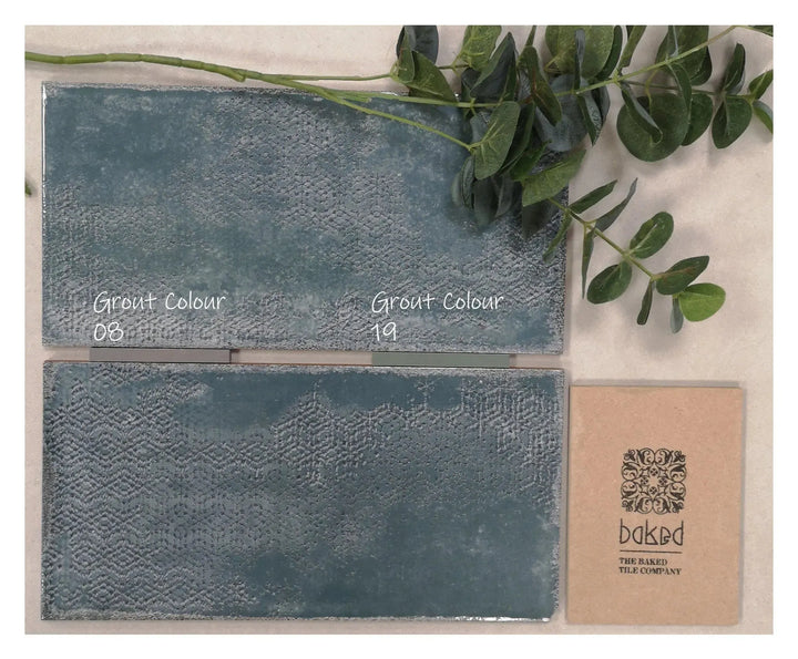 Reminiscent 15cm x 30cm Sea Green