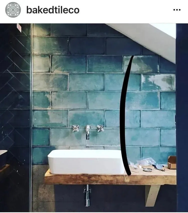 Reminiscent 15cm x 30cm Sea Green