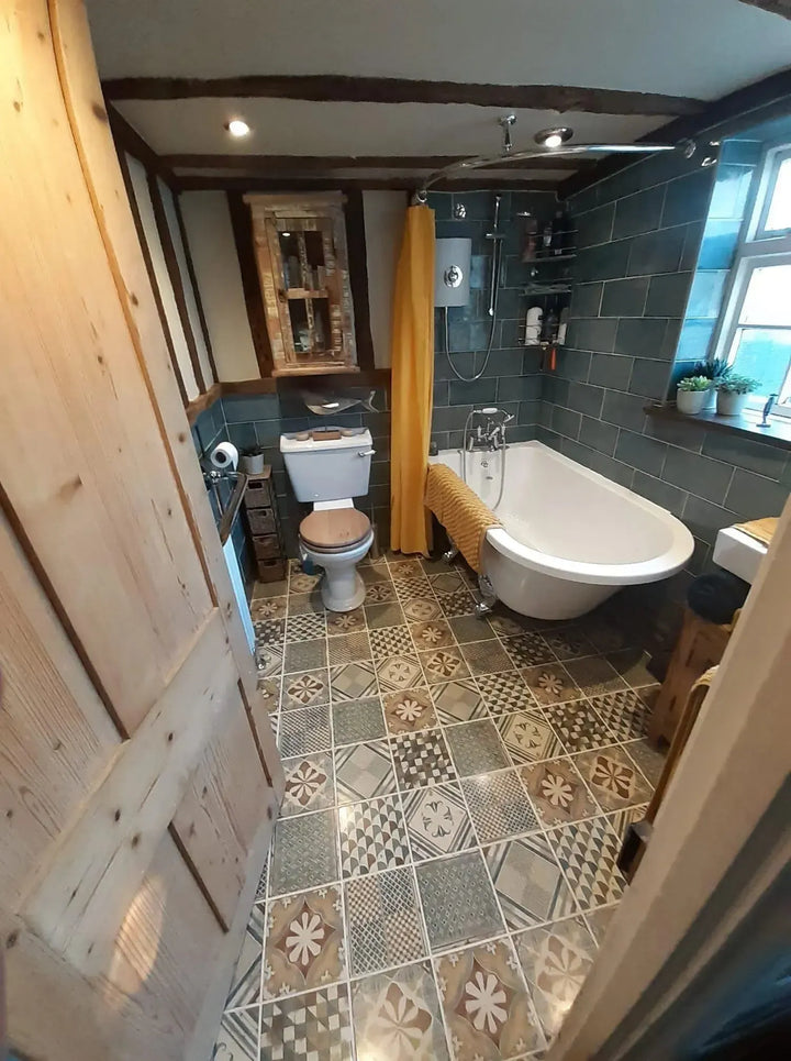 Reminiscent 15cm x 30cm Sea Green