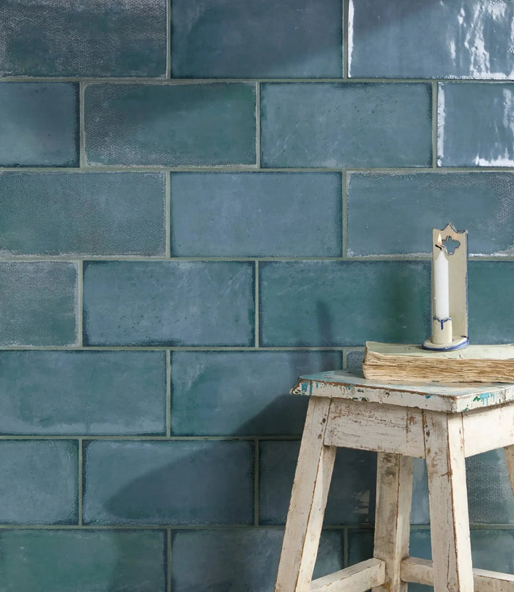 Reminiscent 15 cm x 30 cm Sea Green