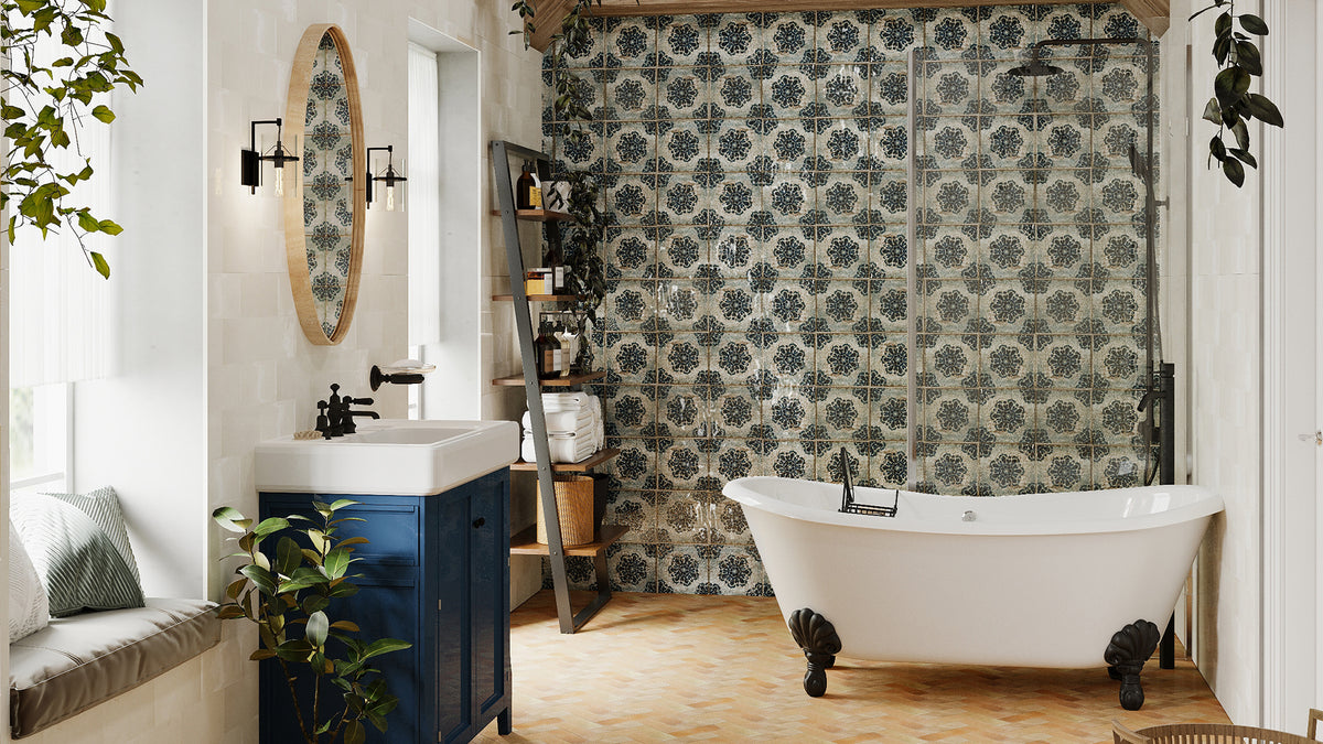 Rustic Shower Wall Tile