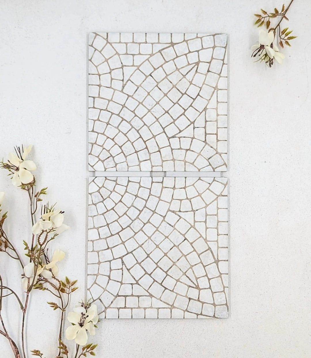 santorini shadow 20 x 20cm baked tiles