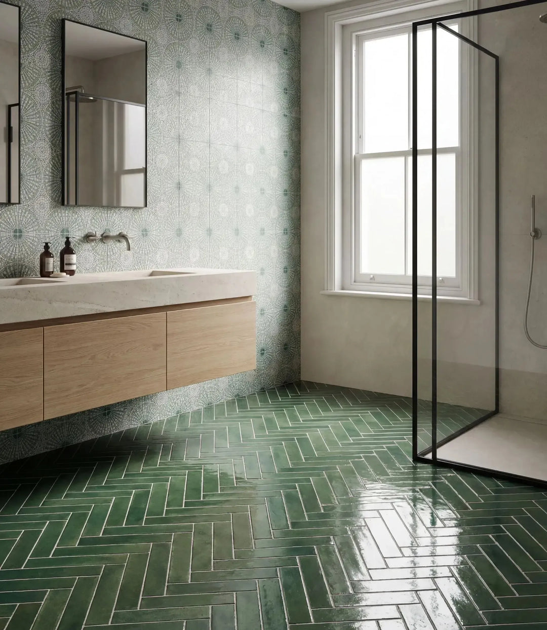 solstice green 20 x 20cm wall amp amp floor tile
