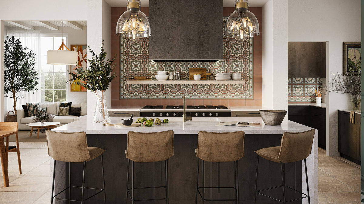 Shop The Look: Statement Rustic Kitchen Tiles