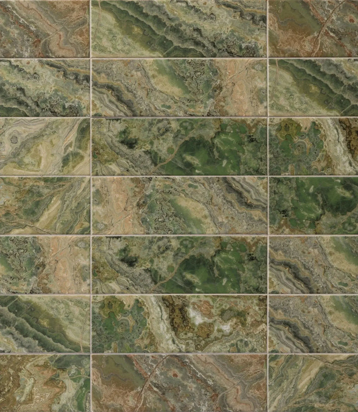 Strata Green 10 x 30cm