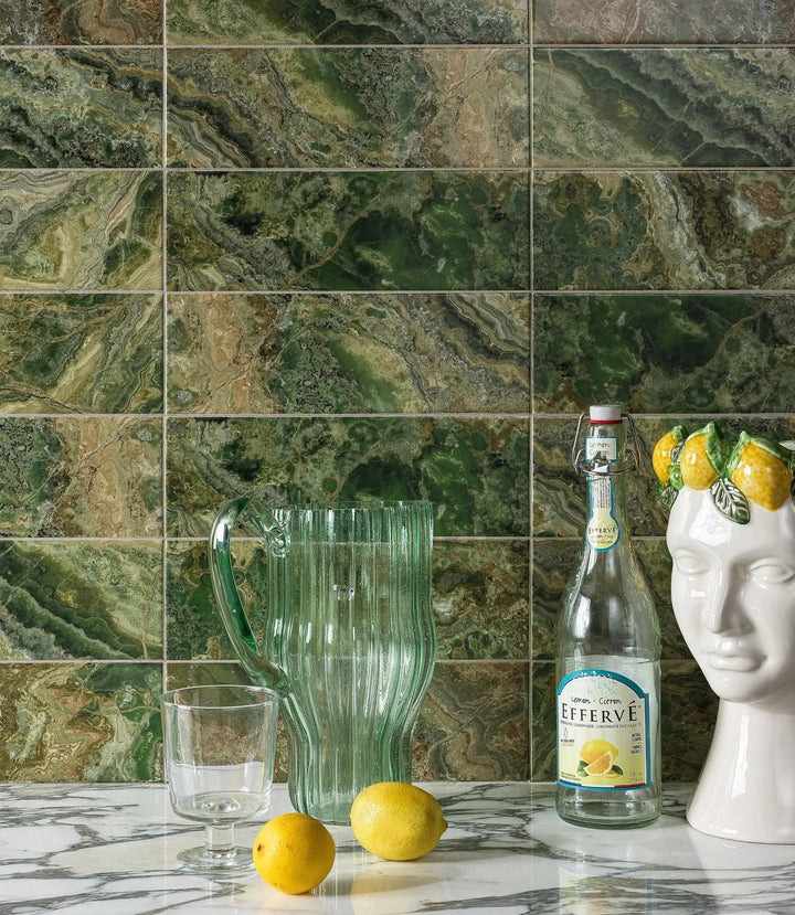 Strata Green 10 x 30cm