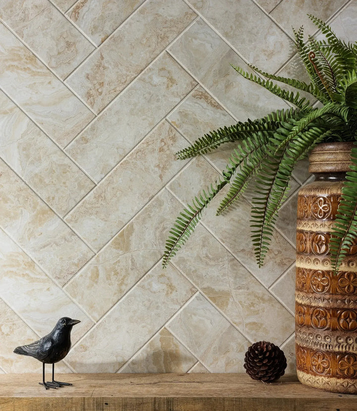 Strata Ivory 10 x 30cm