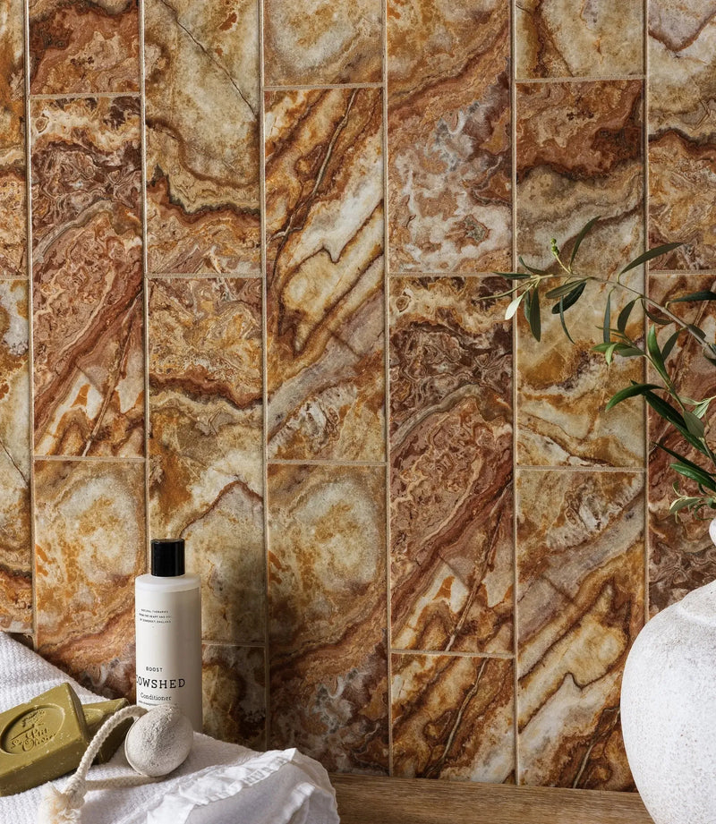 strata ochre 10 x 30cm