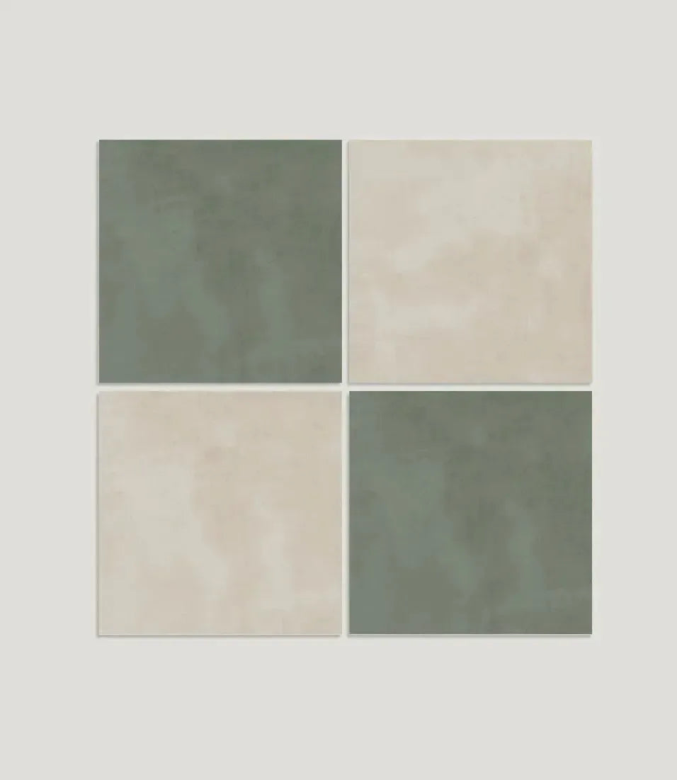  Stucco Green by Baked Tiles