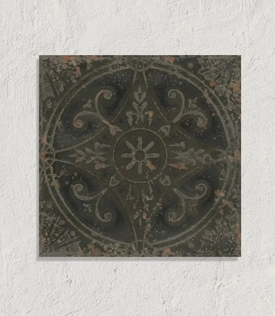 Tin Tile Dark 33cm x 33cm