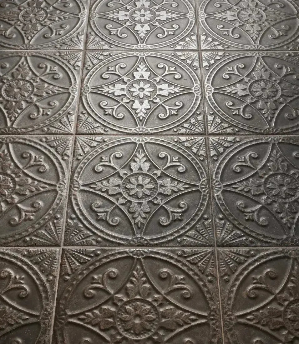 Tin Tile Dark 33cm x 33cm