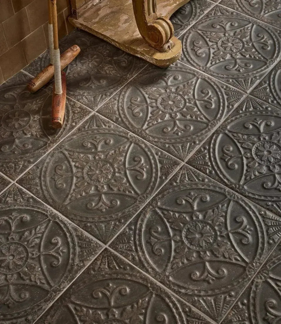 Tite Tile Tin Tile Dark 33 cm x 33 cm – Baked Tiles