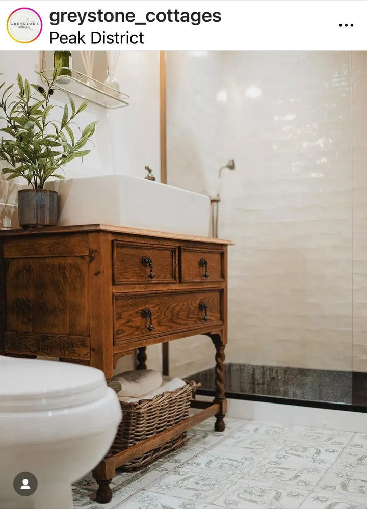 Town & Country Glazed Ivory 15cm x 7.5cm