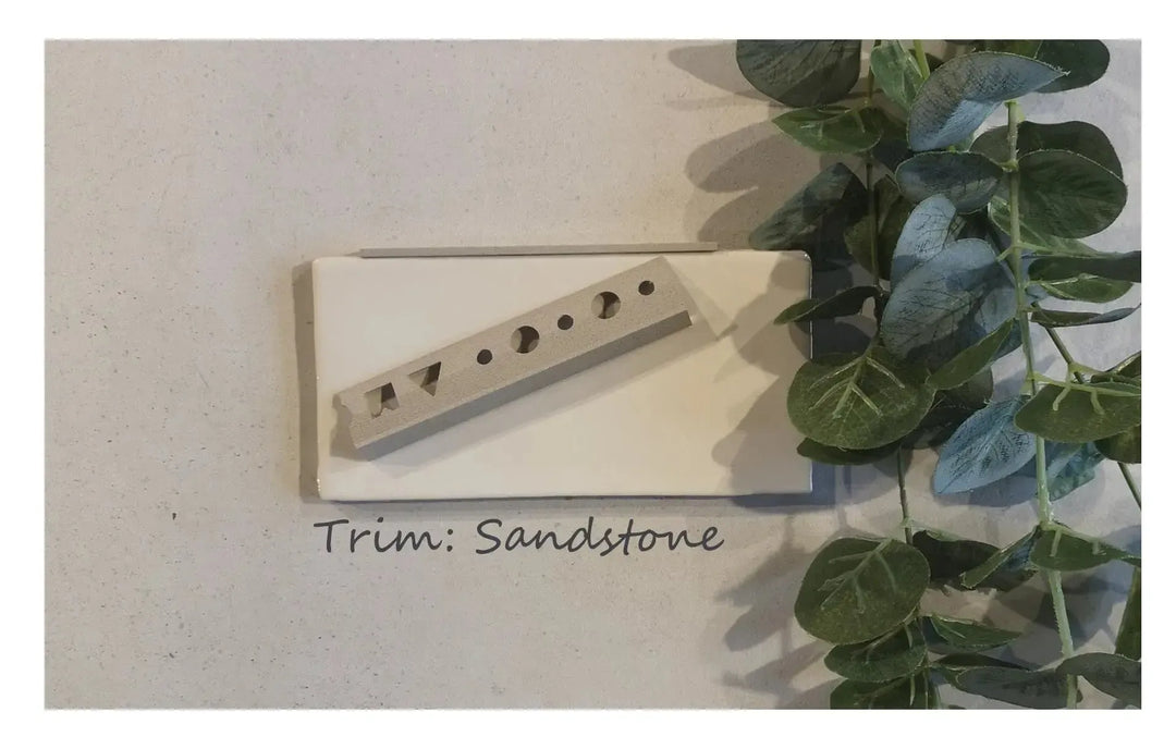 Town & Country Glazed Ivory 15cm x 7.5cm