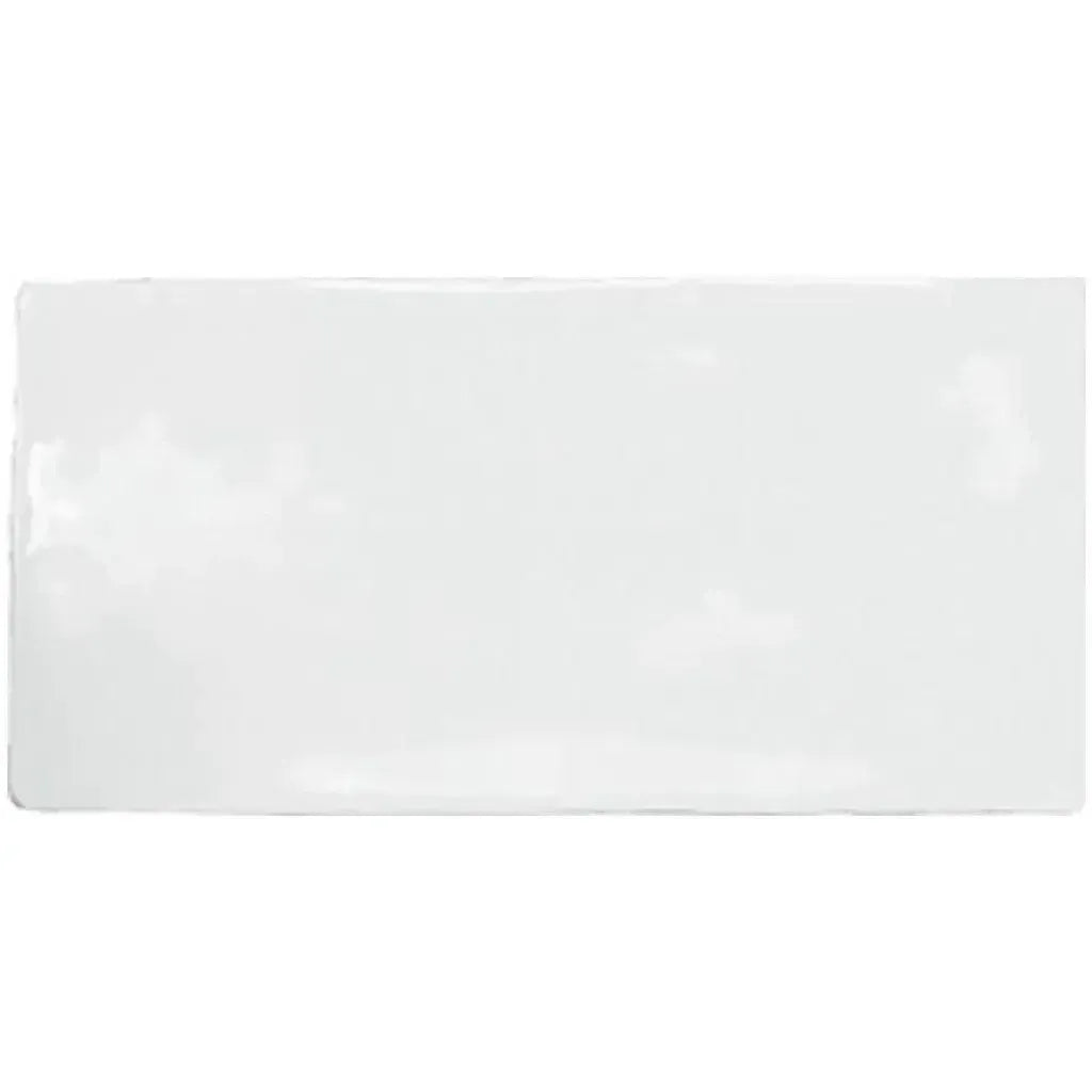 Town & Country Glazed White 15cm x 7.5cm