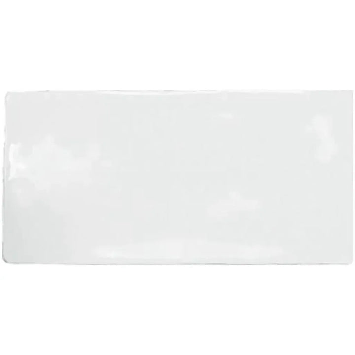 Town & Country Glazed White 15cm x 7.5cm