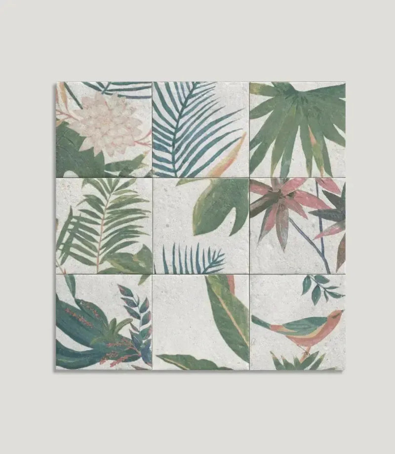 tropical stone decor 20cm x 20cm tuscany_tropical_stone_decor