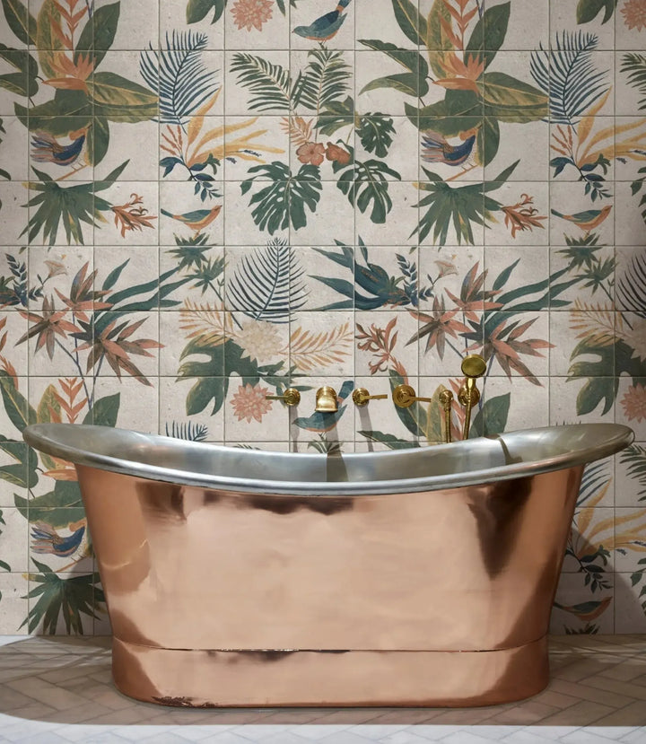 Tropical Stone Mural 20cm x 20cm