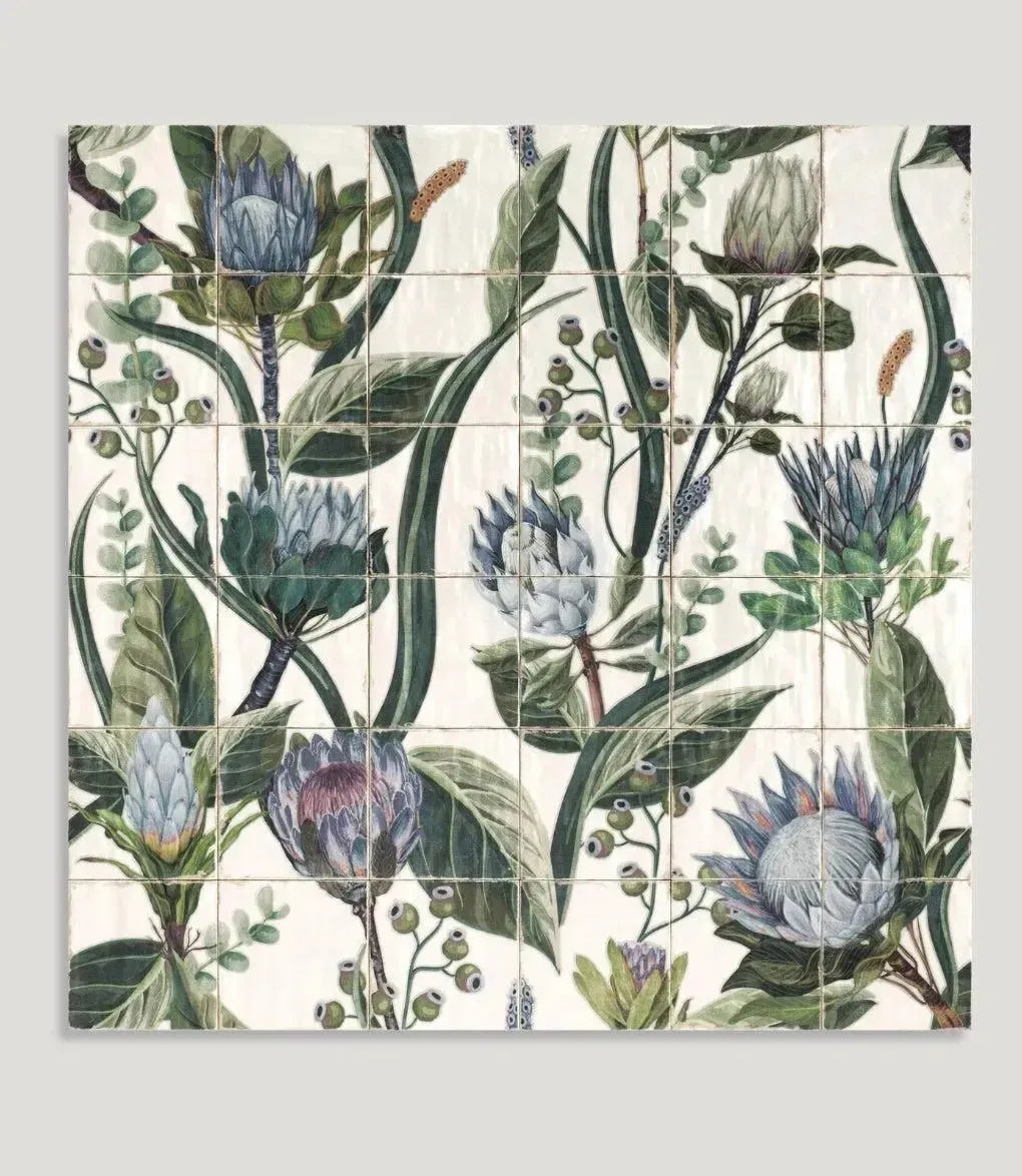 Tuscany Botanical Mural 20cm x 20cm