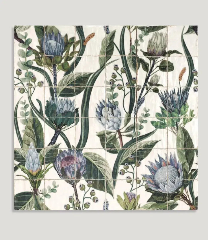 Tuscany Botanical Mural 20cm x 20cm