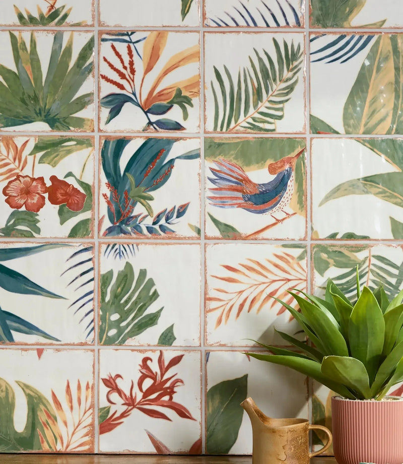 tuscany tropical decor 20 cm x 20 cm