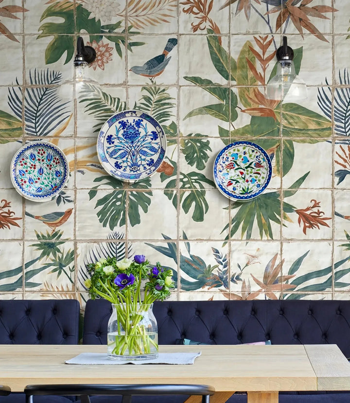 Tuscany Tropical Mural 20cm x 20cm