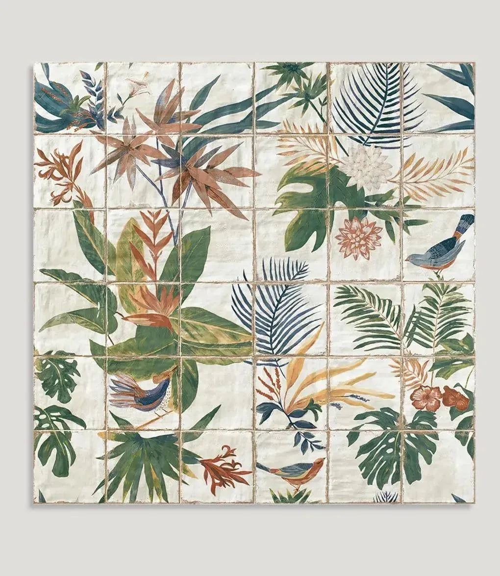 Tuscany Tropical Mural 20cm x 20cm