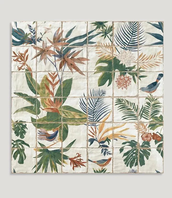 Tuscany Tropical Mural 20cm x 20cm