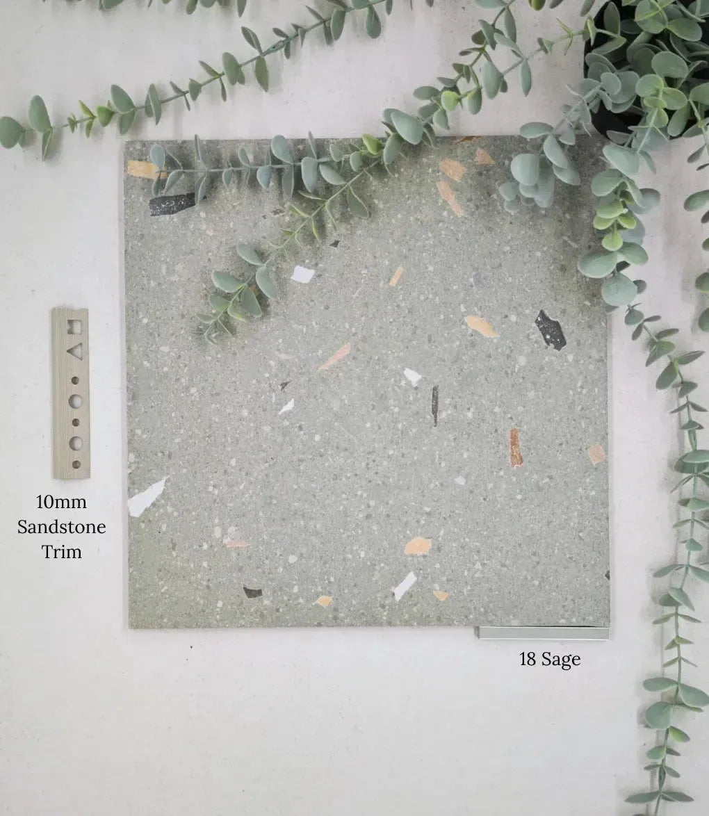 Twin Palms Green 60cm x 60cm