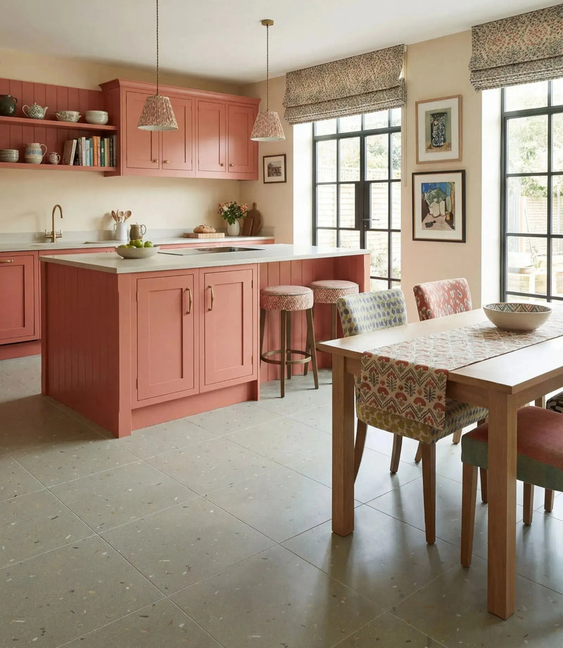 twin palms green 60cm x 60cm