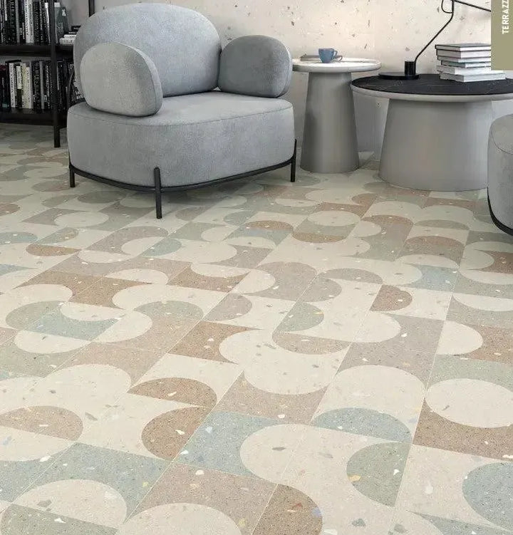 Twin Palms Mid-Century Decor 20cm x 20cm