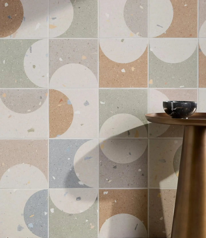 Twin Palms Mid-Century Decor 20cm x 20cm