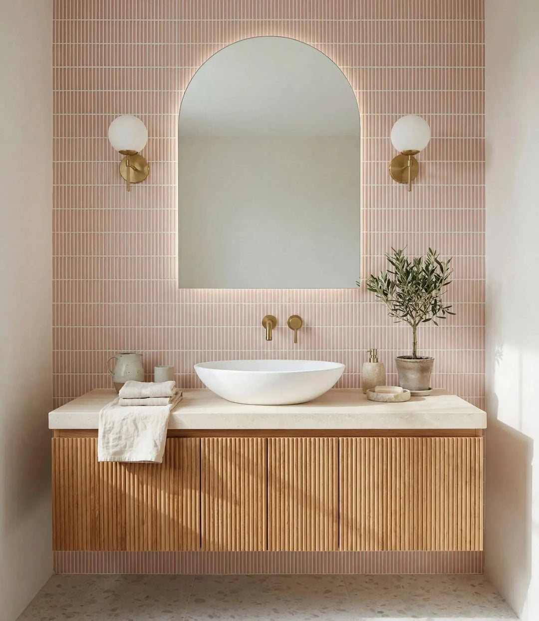 venetica terrazzo blanc 60cm x 60cm wall tile