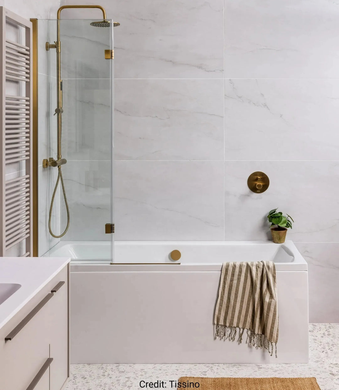 venetica terrazzo blanc 60cm x 60cm