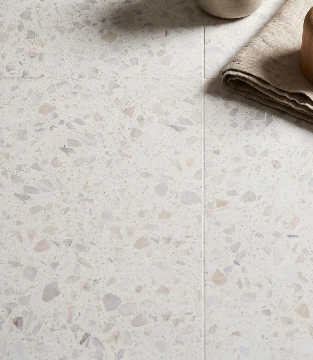 venetica terrazzo blanc 60cm x 60cm