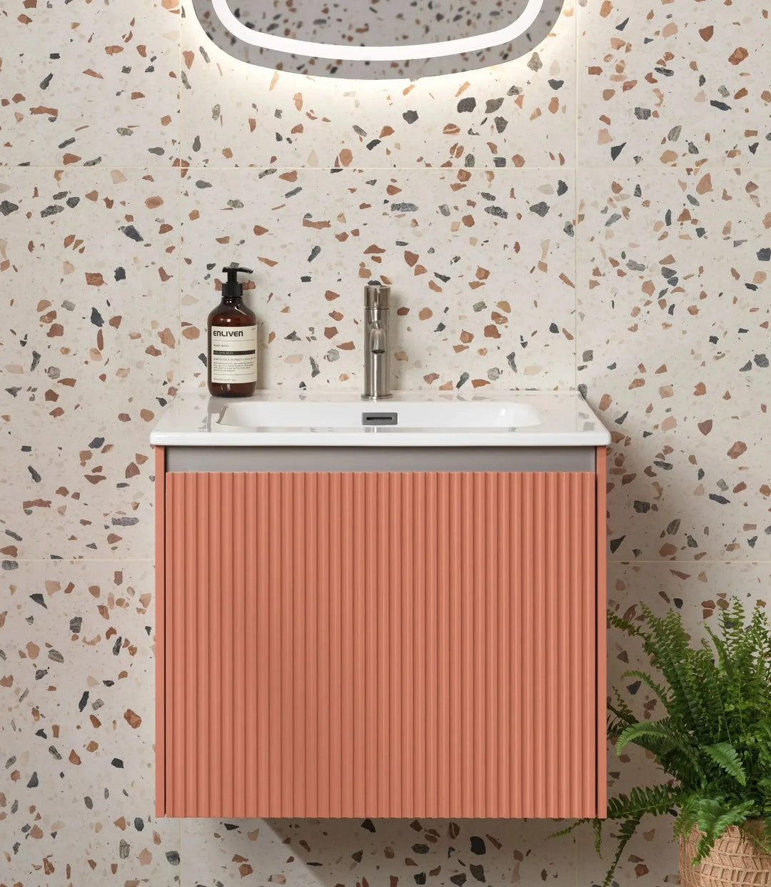 venetica terrazzo cognac 60cm x 60cm credit tissino bathroom products