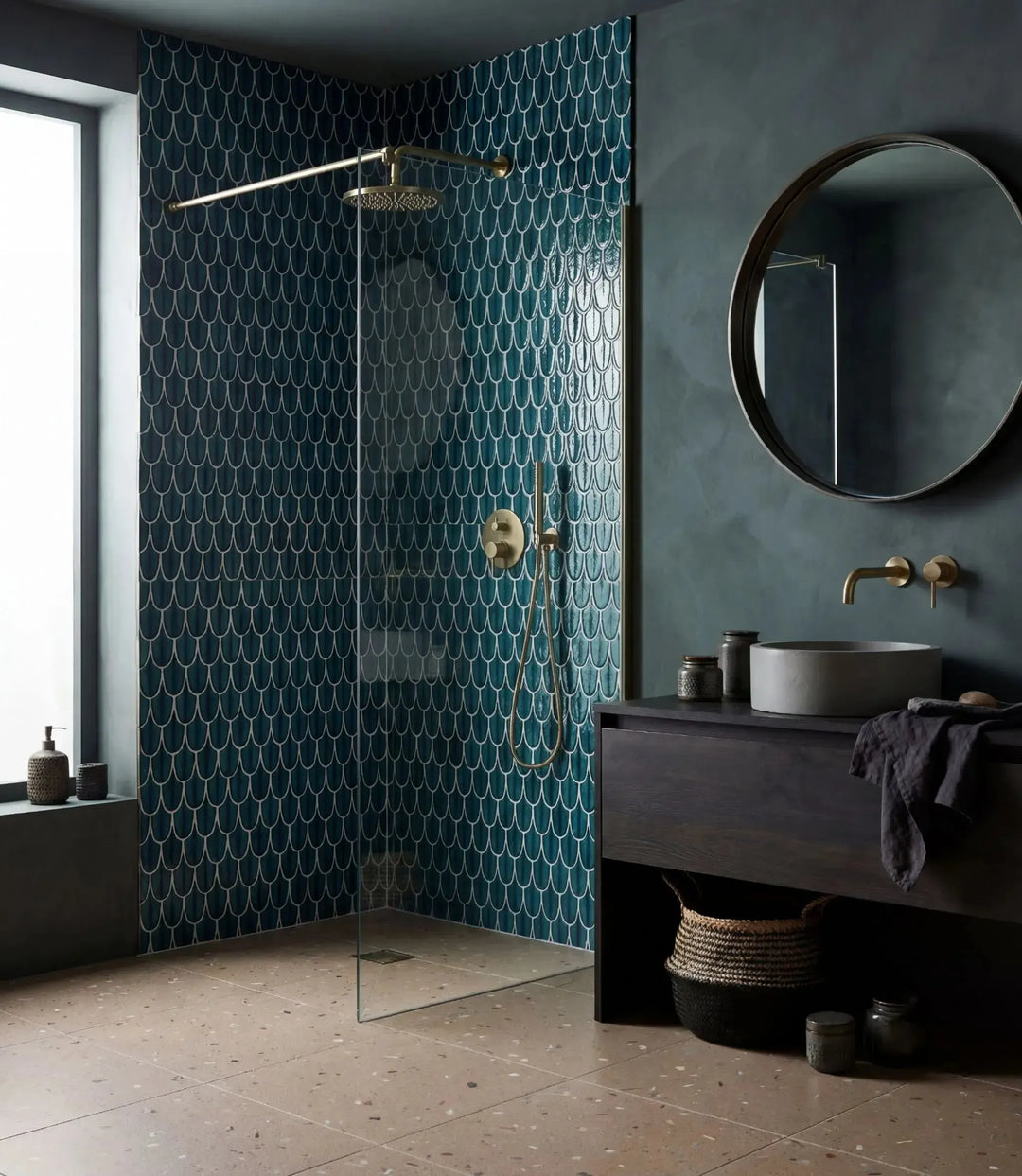 venetica terrazzo taupe 60cm x 60cm wall tile