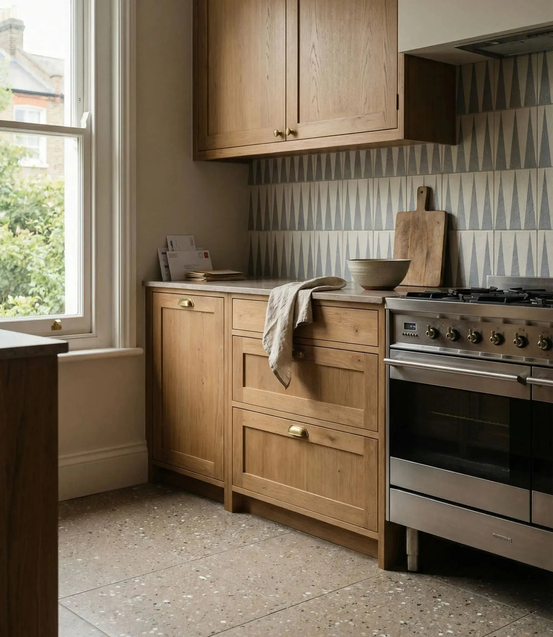 venetica terrazzo taupe 60cm x 60cm wall tile