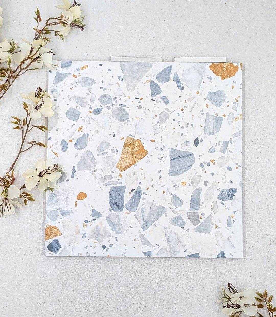 venetica terrazzo or 60cm x 60cm baked tiles