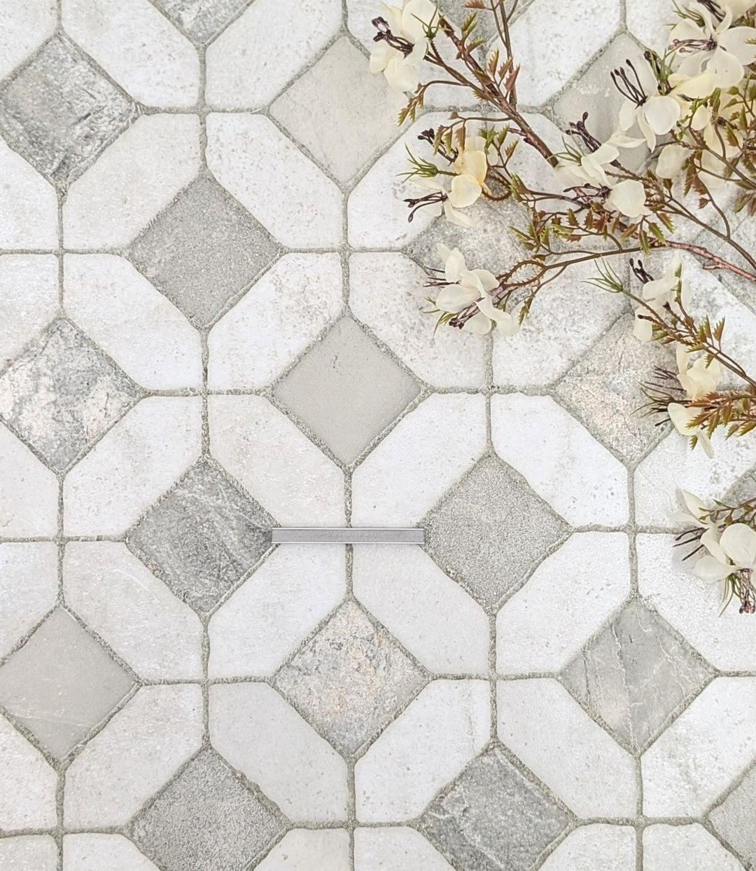 villa romana grigio 60cm x 60cm baked tiles