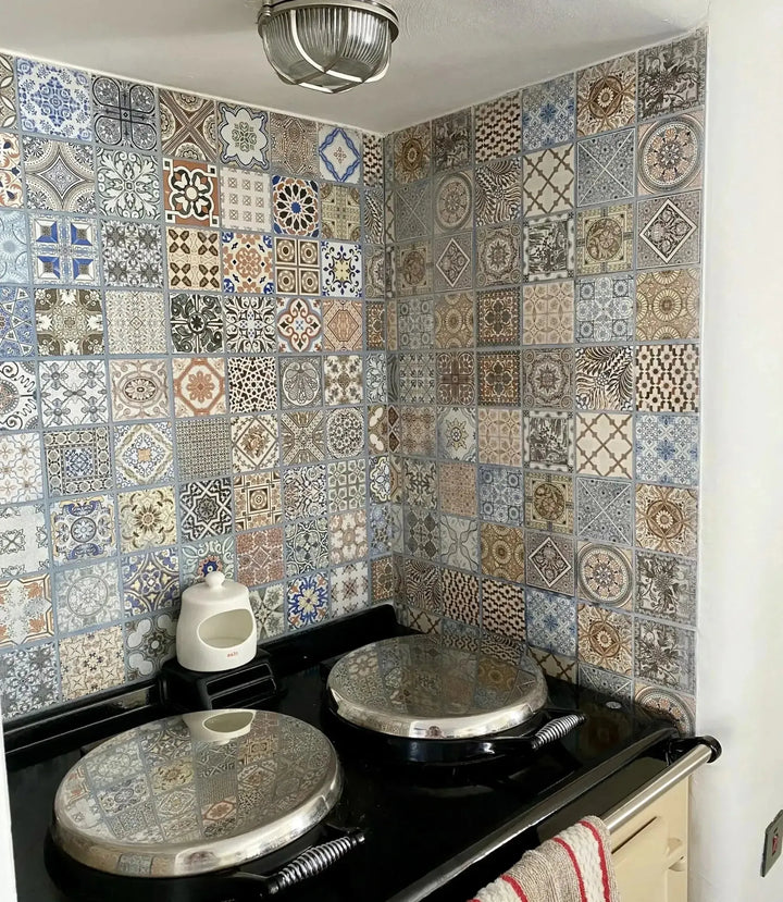 Vintage 44.2 cm x 44.2 cm